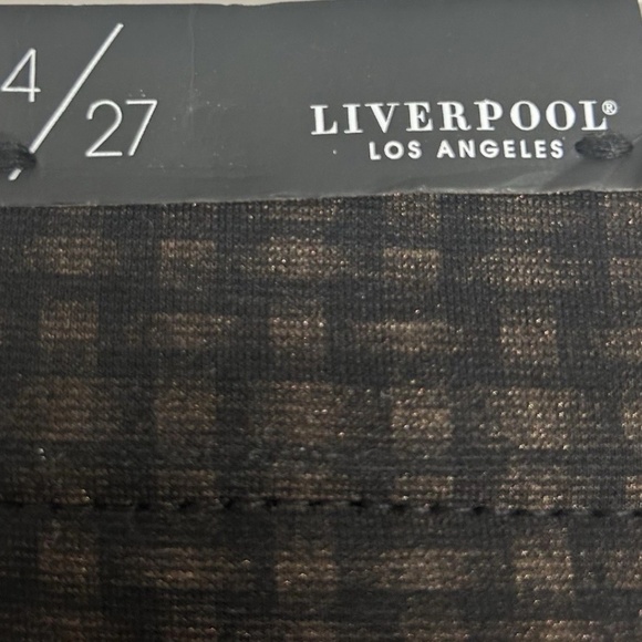 🌼 Liverpool Los Angeles pencil skirt 27/4 black bronze shimmer - Picture 5 of 5